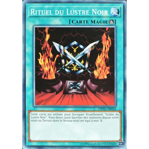 Carte Yu-Gi-Oh Dpyg-Fr022 Rituel Du Lustre Noir Neuf Fr