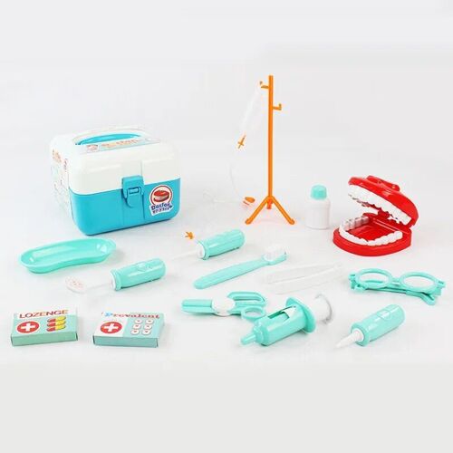 Mini Jouets Pour Enfants, Jeu De Simulation, Infirmière, Médecin, Poupée Éducative, Puzzle, Dents, Ciseaux, Lunettes, Étui Médical, Jouets