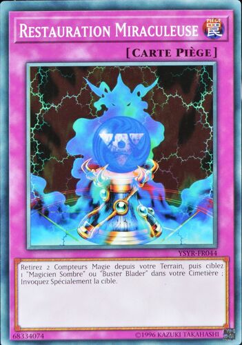 Carte Yu-Gi-Oh Ysyr-Fr044 Restauration Miraculeuse