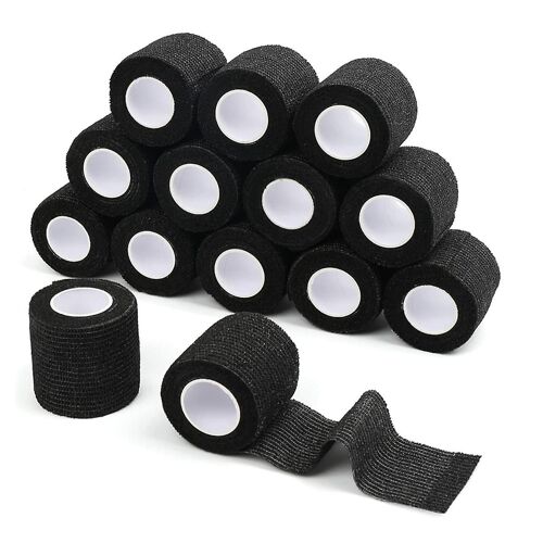 14 Pcs Bandage Adhésif Wrap Respirant Cohésif Ruban, Non Tissé Premiers Soins Ruban Pour Cheville Entorses Et Gonflement 
