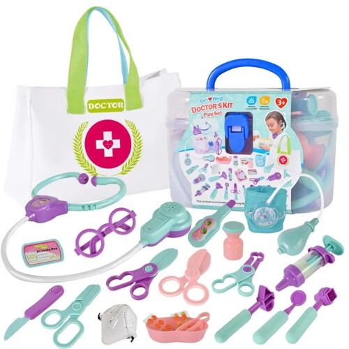 1 Jeu - Kit De Docteur Compact Et Durable Pour Enfant, Jouet D'infirmière, Accessoires Médicaux, 1 Ensemble