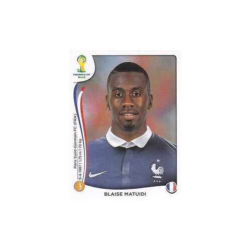 Vignette Panini Fifa World Cup Brazil 2014 N°385 : Blaise Matuidi