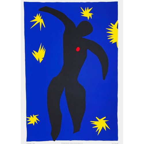 Henri Matisse (D'après) La Chute D'icare 1990 Sérigraphie