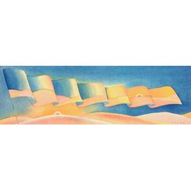 Jean Michel Folon Carte De Voeux Sérigraphie L'aube D'une Année