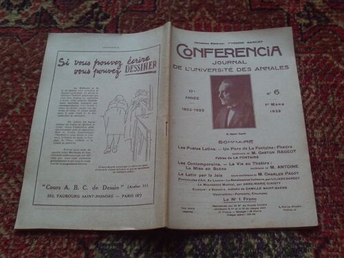 Conferencia Journal De L'Université Des Annales. 17e Année. N° 6
