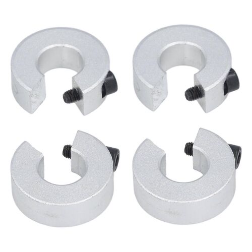 4pcs Collier D'arrêt De Rail Linéaire Alliage D'aluminium Pince Sur L'arbre Fin Anneaux De Fixation Id 16mm Od 35mm Épaisseur 10mm