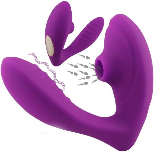 Vibromasseur Aspiration Femmes 10 Fréquence Godemichet Sex Toys Stimulation Point G- Masturbation Feminine Gode