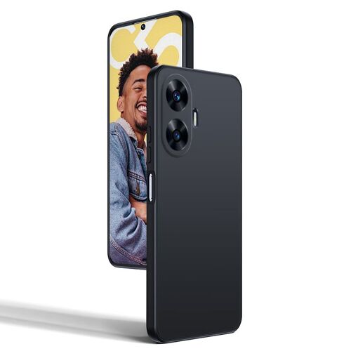 Coque Realme C55 Arrière En Silicone Liquide Souple De Pour Protéger L'objectif Contre Les Chocs