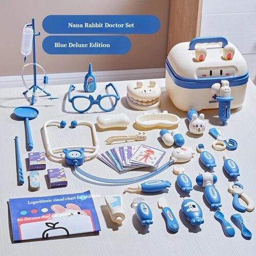 Multicolore - Ensemble De Jouets De Petit Docteur Pour Filles, Stéthoscope, Boîte Médicale, Infirmière, Bébé, Jouets D'injection