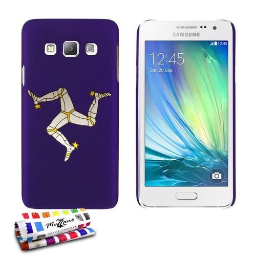Coque Case Samsung Galaxy A3 (2015) " Tripode " Silicone Violet Rigide (Tpu)