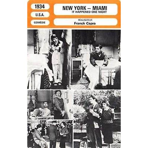 Fiche Monsieur Cinema New York - Miami