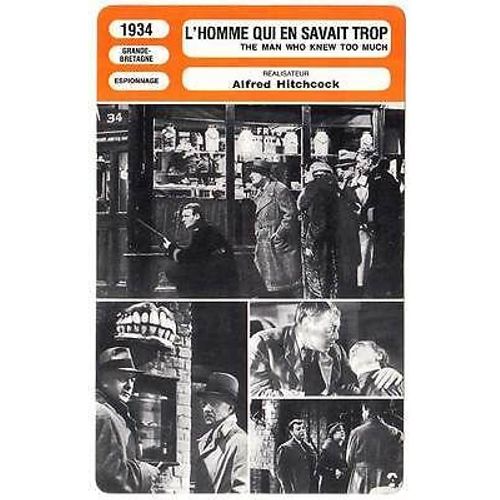 Fiche Monsieur Cinema L'homme Qui En Savait Trop (1934)