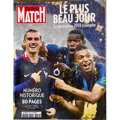 Paris Match Numéro 3610 Le Plus Beau Jour
