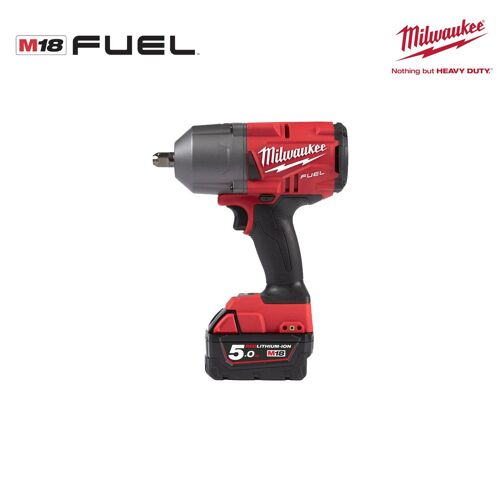 Boulonneuse à chocs MILWAUKEE FUEL M18 FHIWP12-502X - 2 batteries 18V 5.0Ah - 1 chargeur M12-18FC 4933459693