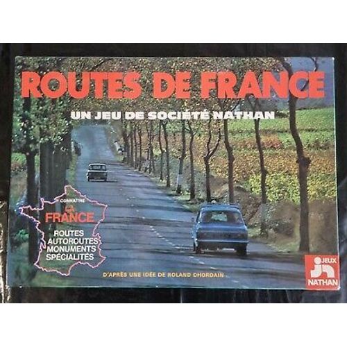 Routes De France Nathan Jeu Vintage Roland Dhordain 1976