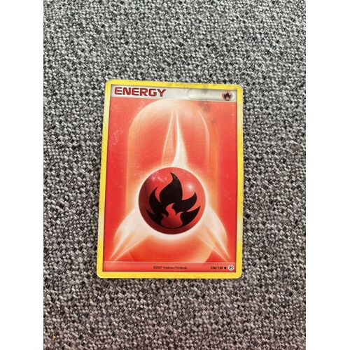 Carte Pokemon Energy Feu Année 2005