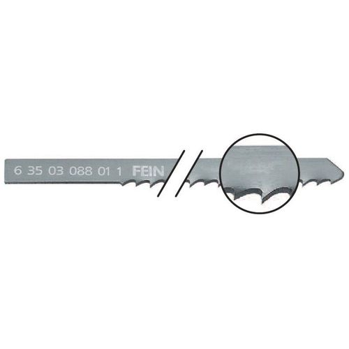 Fein Lames droites 100 mm, espacement des dents 3,0 mm - 63503088011