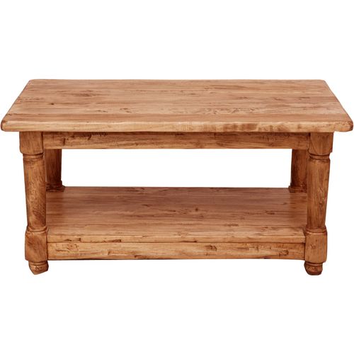 Table Rustique En Bois Massif De Tilleul Finition Noyer L90xpr50xh45 Cm
