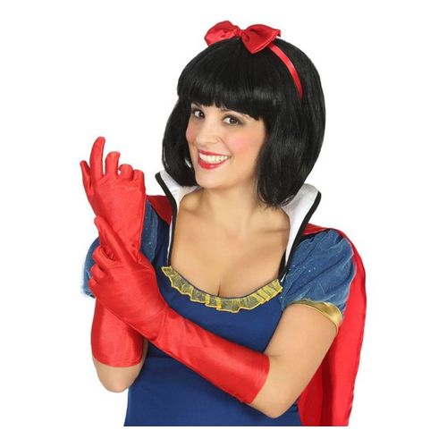 Gants Rouges Longs 40 Cm (Taille Unique)