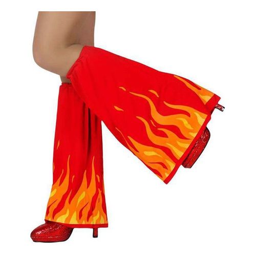 Jambières Avec Flammes (Taille Unique Adulte)