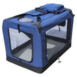 Caisse De Transport Pliable Pour Chien, Porte-Chien Pliable Yatek Avec Des Entrées Latérales Et Supérieures Avec Une Visibilité, Un Confort Et Une Sécurité Élevés Pour Votre Animal