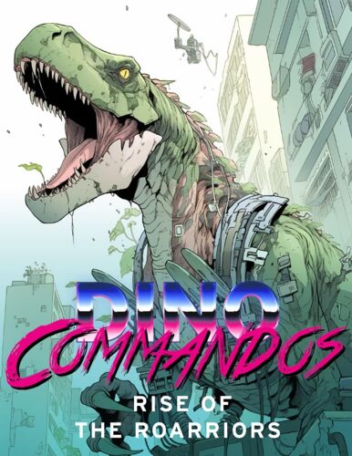 Dino Commandos Adult Coloring Books: Rise Of The Roarriors