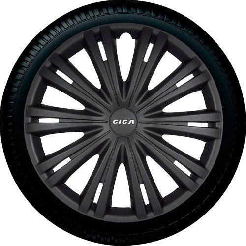Autostyle Giga 14 Lot D'enjoliveurs Noir Mat 14``, 4 Pièces