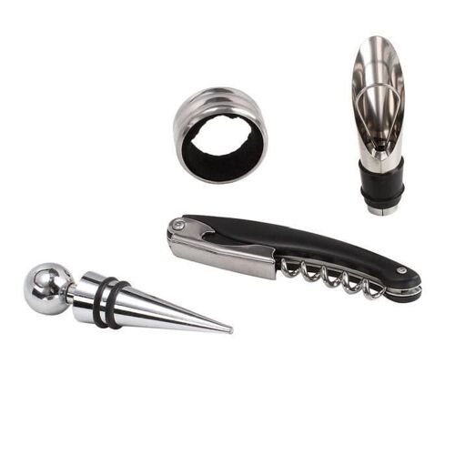 WINE CIE GS124 Set sommelier - 4 Accessoires