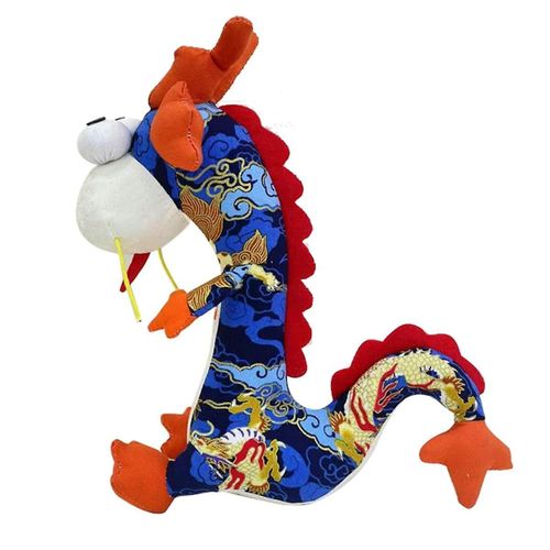 2024 Dragon chinois en peluche Animal en peluche,11In en peluche Dragon en vrac,Jouet en peluche Dragon,Dragon en peluche pour enfants cadeau B