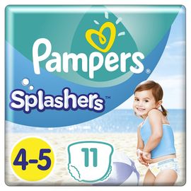 Pampers Splashers T4-5 Couches Culottes De Bain Jetables Pour Protection Optimale Dans L'eau
