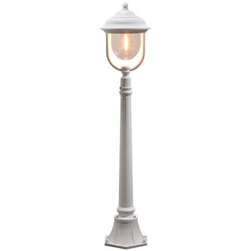 Borne Lumineuse Romantique Parma Blanche