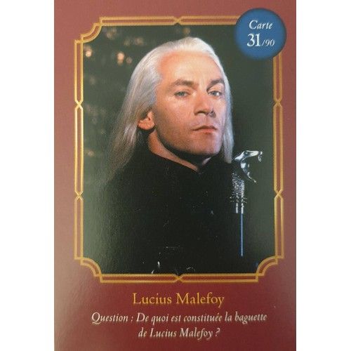 Carte Auchan Harry Potter 31