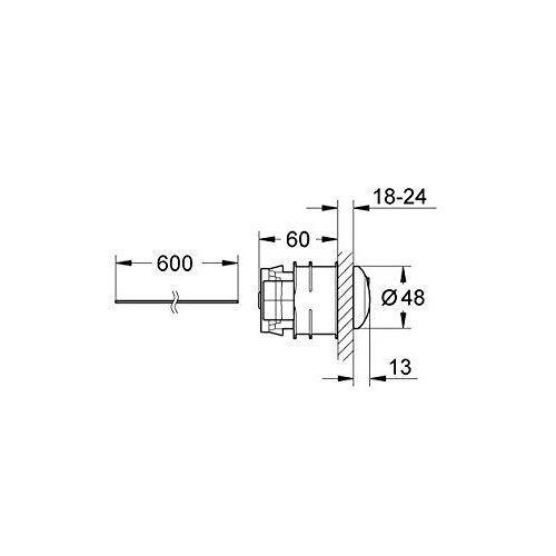 GROHE Bouton Pneumatique Pièces Détachées 38771000 Import Allemagne