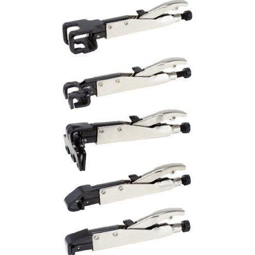 KS Tools 115.1085 Lot de 5 pinces-étaux CroMo