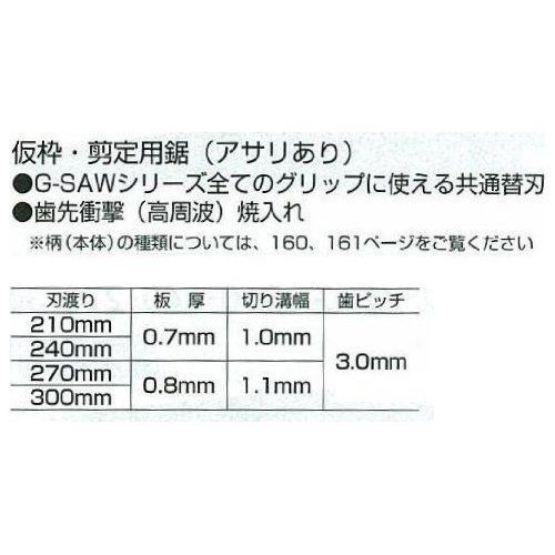 Tajima GKBG210 G-Saw Lame de rechange pour scies G-Saw/Aluminist 210mm