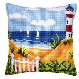 Vervaco, Kit Coussin Point De Croix, Phare, Multi-Couleurs