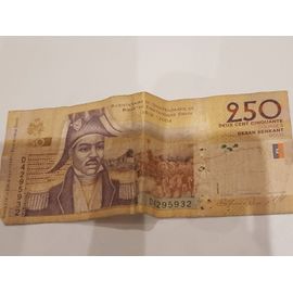 Billet De 250 Gourdes Haïti