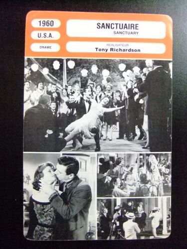 Les Fiches De Monsieur Cinema 1960 Usa Drame Sanctuaire Avec Yves Montand - Tony Richardson