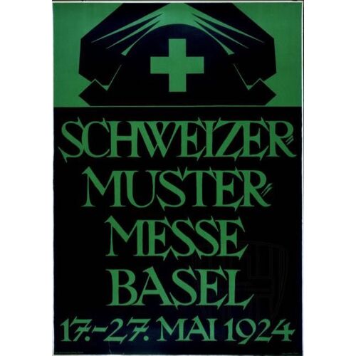 Affiche Scweizer Munster Messe Basel 1924