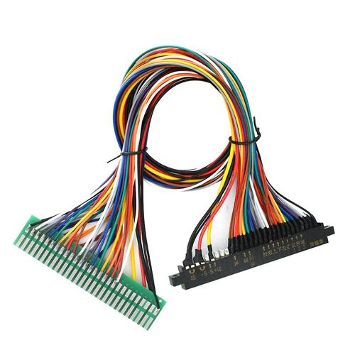 28Pin Jamma Extension Câble Jeu Machine Jamma Harnais Doigt D'or pour Pièces De Jeu Opérateur De Pièce