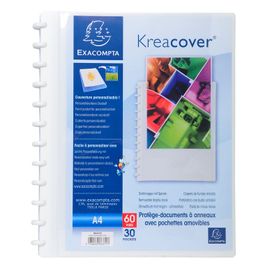Exacompta Prot. Doc. Amovible Pp 60 V. Kreac Blanc