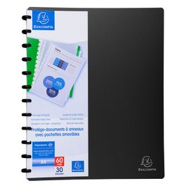 Exacompta Protège Doc. Amovible Pp 60 Vues Noir
