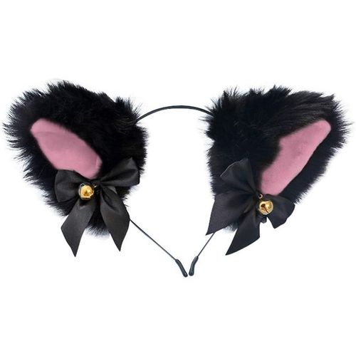 Tianyi-Doeheah Oreille De Chat Serre Tete Chat Bandeau Accessoires Cheveux De Déguisement Pour Femmes Filles Fête Halloween Anniversaire Cosplay