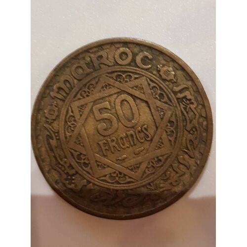 Pièce De 50 Francs Maroc