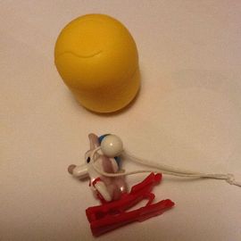 Figurine Kinder Noel Renard Violet