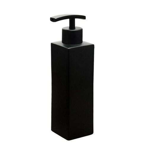 Distributeur de savon liquide noir en acier inoxydable,Distributeurs de savon,pour la cuisine et la salle de bain,350 ML