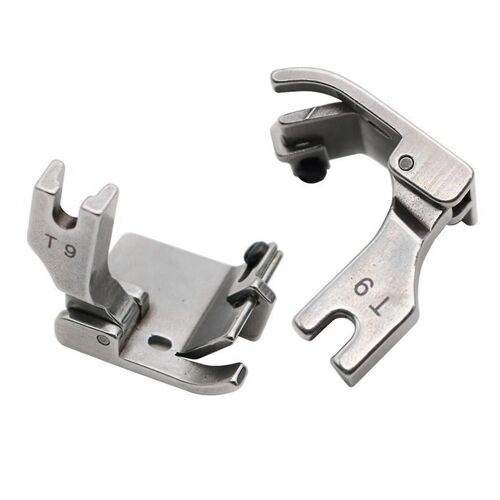 2pcs T9 Universel Pied-De-Biche Réglable Ourlet Et Ourlet 3-En-1 Multifonctionnel Machine À Coudre Pied-De-Biche
