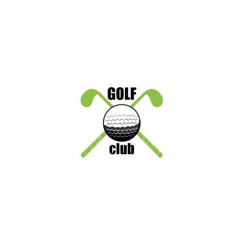 Autocollant Sticker Club De Golf Adhésif - 4 Cm