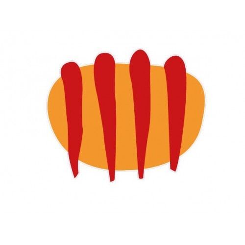 Stickers Catalan Senyera Blason Autocollant Adhésif