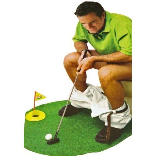 Longridge Potty Puttergolf Trainer - Set De Golf Pour Wc - Vert
